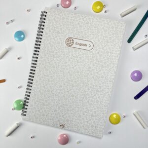 English Notebook Wire A4